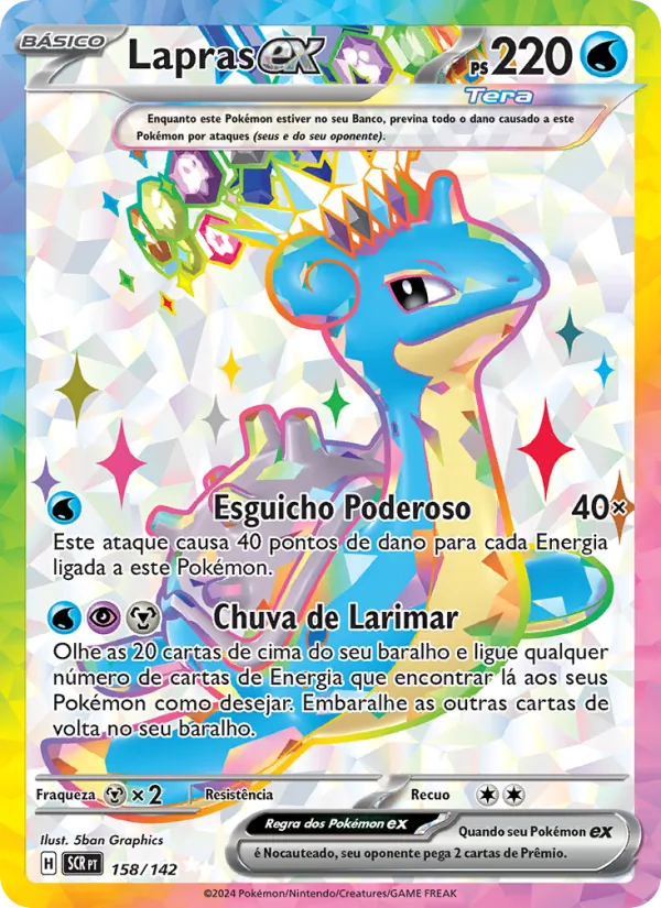 Lapras ex Coroa Estelar 158/142