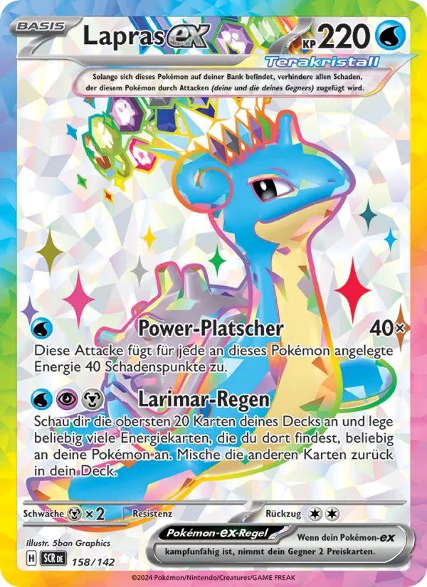 Lapras-ex Stellarkrone 158/142