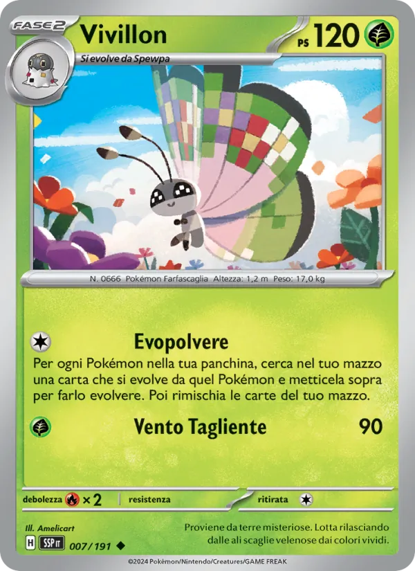 Vivillon Scintille Folgoranti 007/191