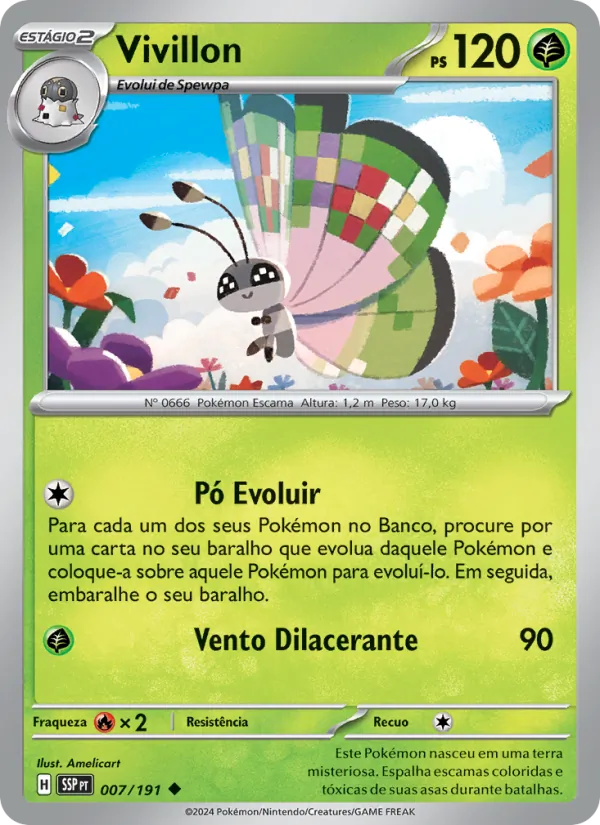 Vivillon Fagulhas Impetuosas 007/191