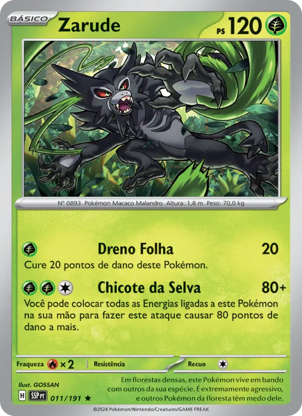 Zarude Fagulhas Impetuosas 011/191