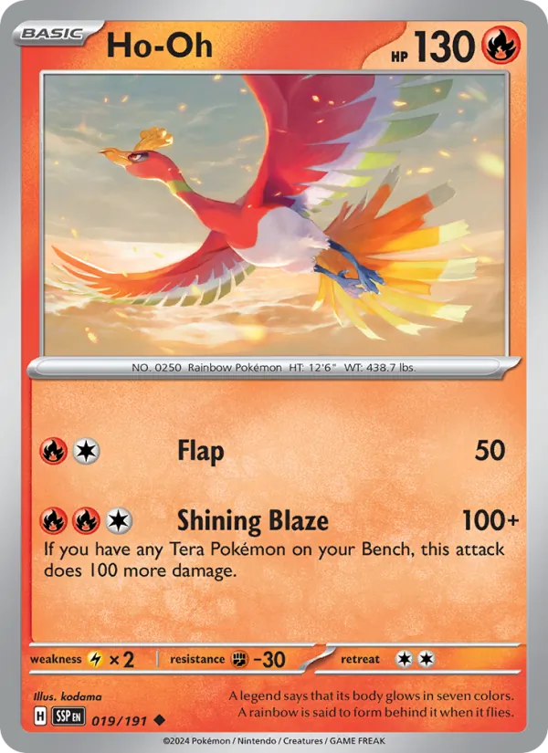 Ho-Oh Surging Sparks 019/191