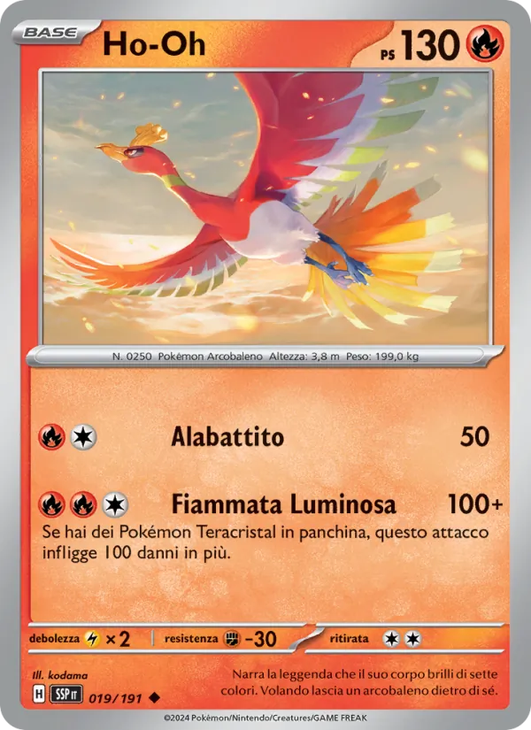 Ho-Oh Scintille Folgoranti 019/191