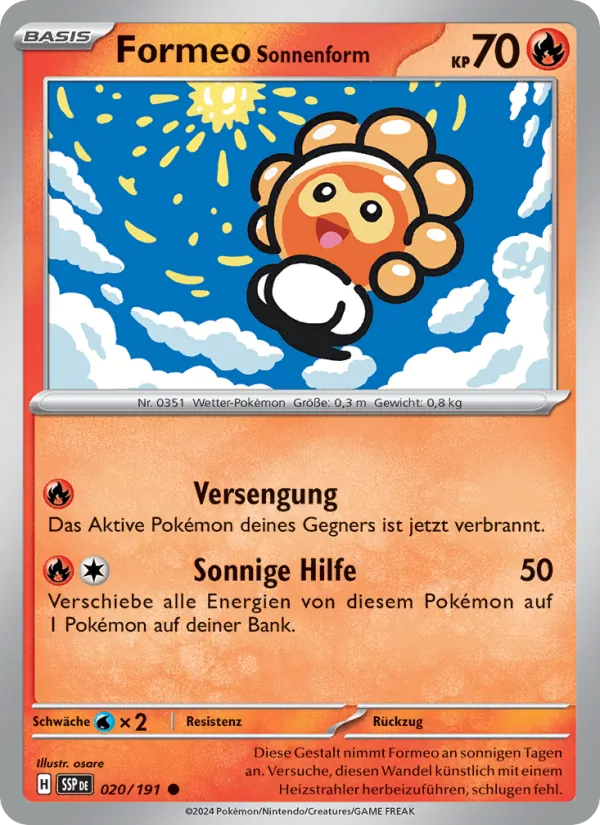 Formeo Sonnenform Stürmische Funken 020/191