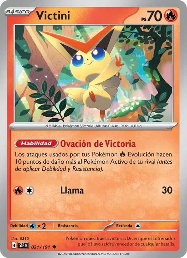 Victini Chispas Fulgurantes 021/191