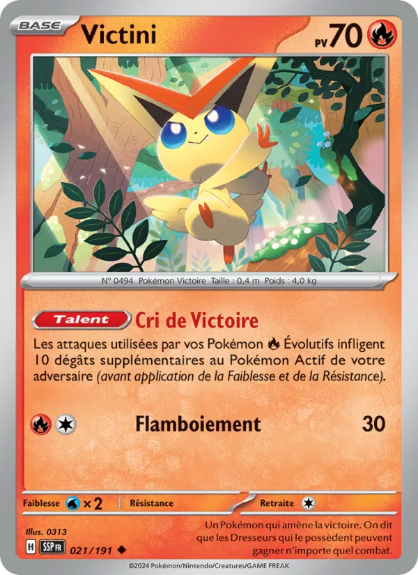 Victini Étincelles Déferlantes 021/191