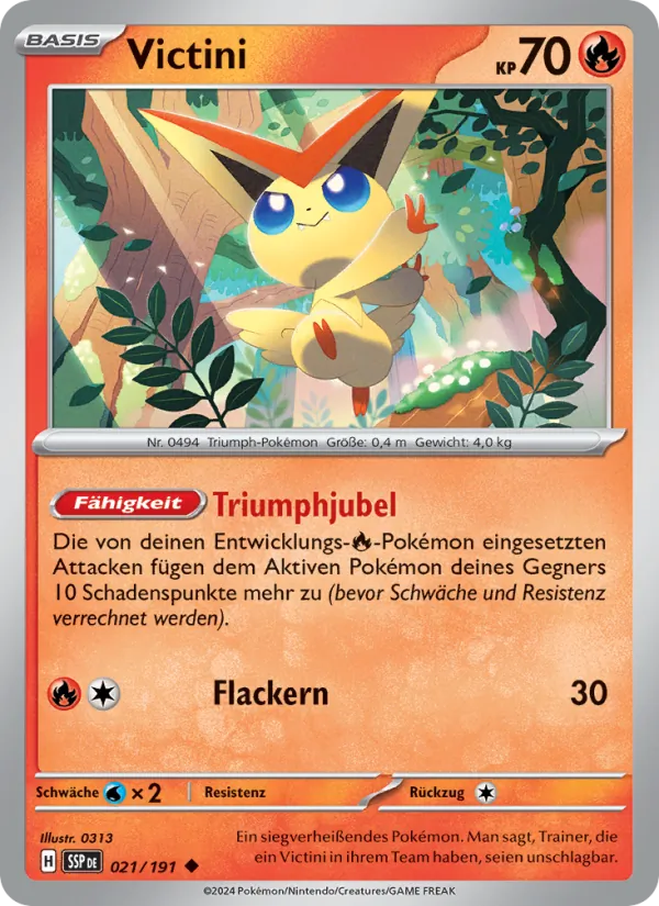 Victini Stürmische Funken 021/191