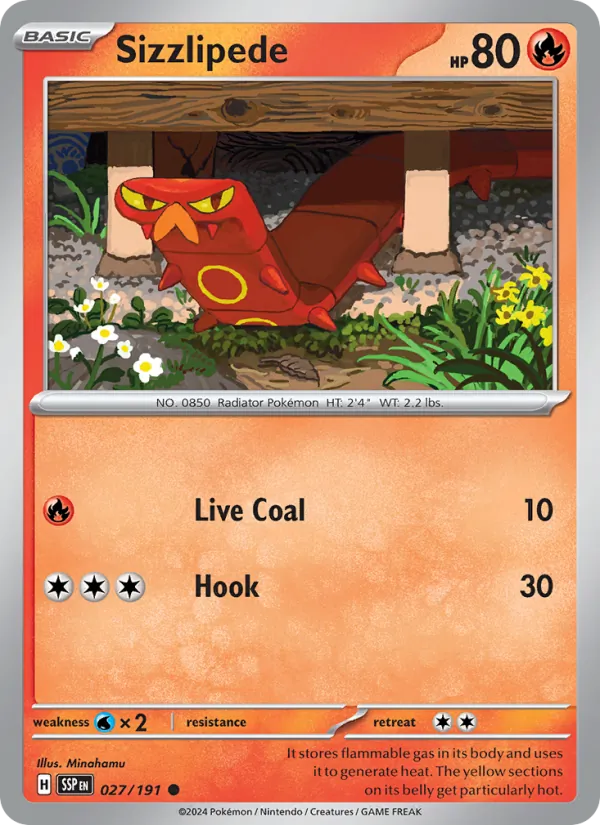 Sizzlipede Surging Sparks 027/191