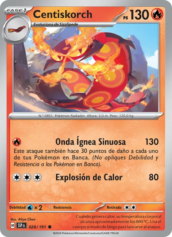 Centiskorch Chispas Fulgurantes 028/191