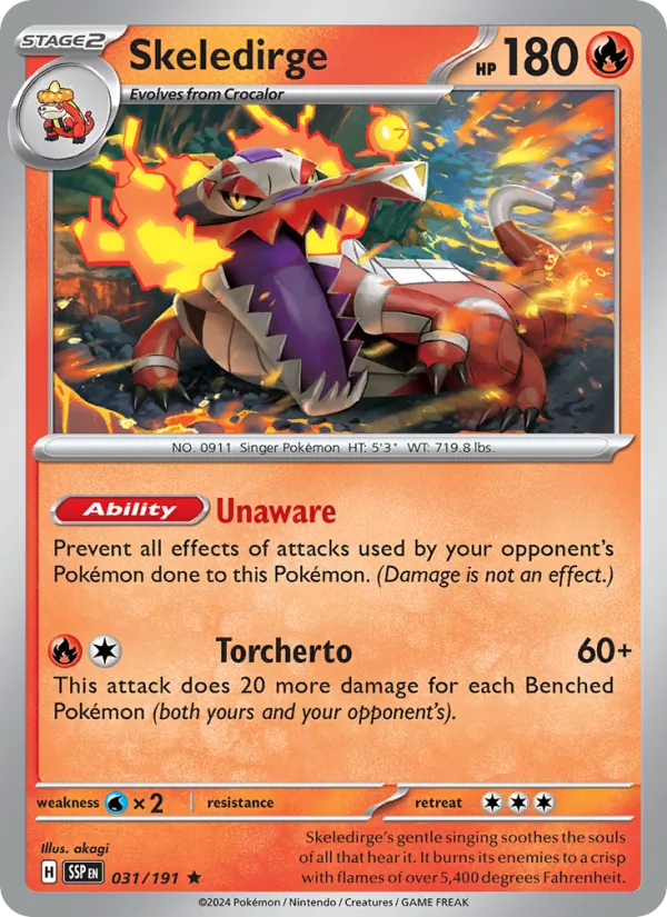 Skeledirge Surging Sparks 031/191