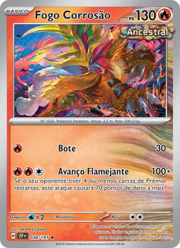 Fogo Corrosão Fagulhas Impetuosas 038/191