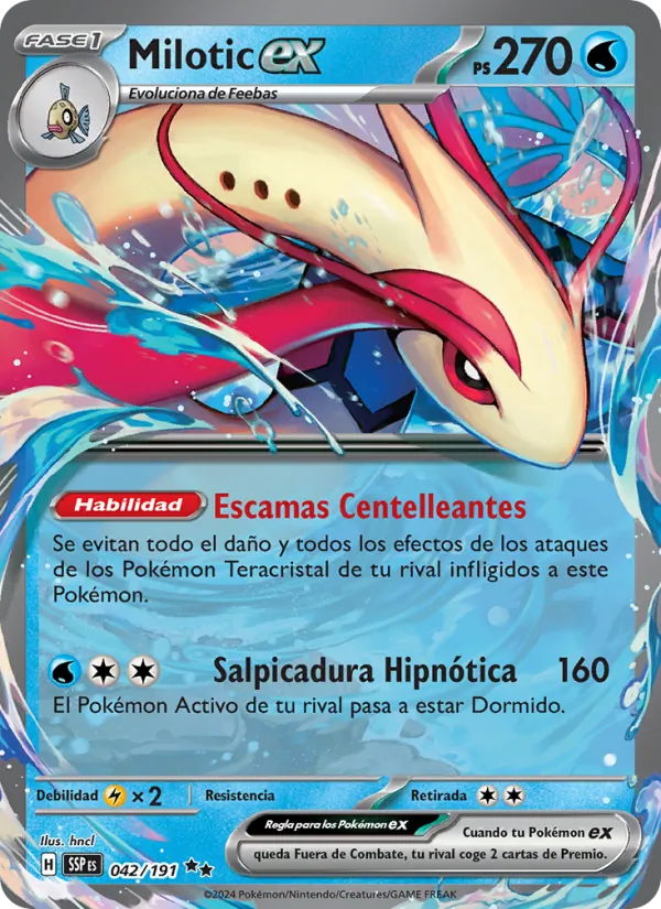 Milotic ex Chispas Fulgurantes 042/191