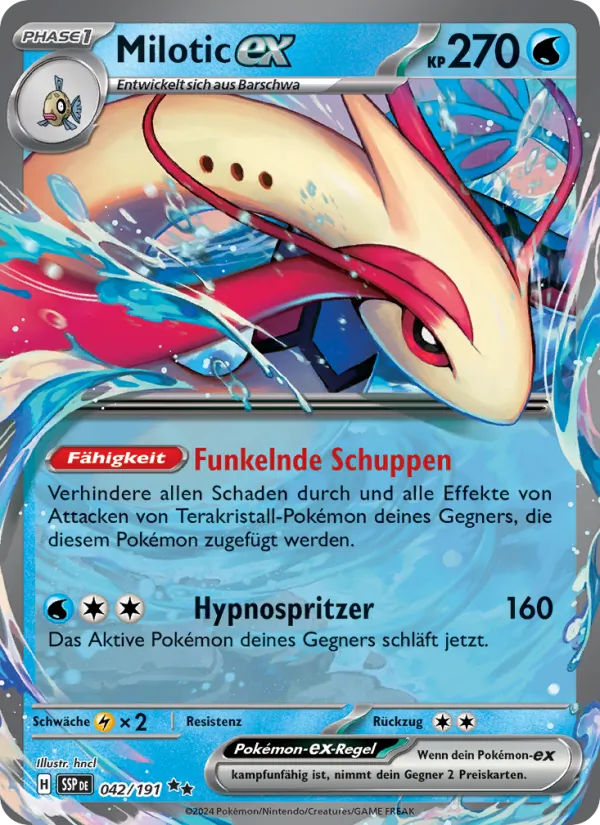 Milotic-ex Stürmische Funken 042/191