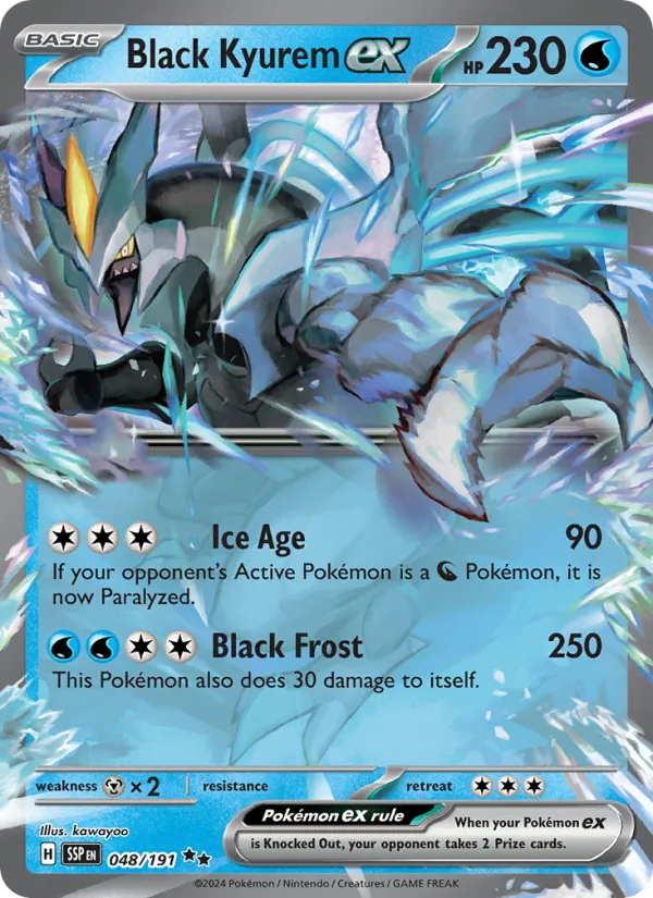 Black Kyurem ex Surging Sparks 048/191