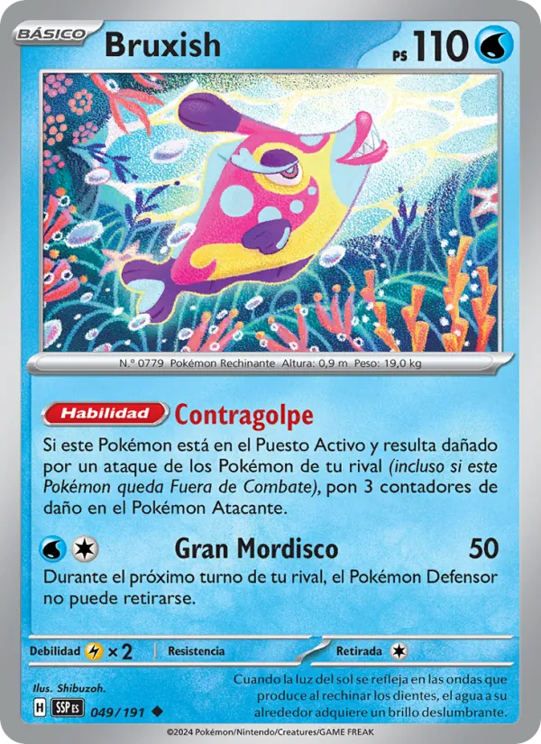 Bruxish Chispas Fulgurantes 049/191