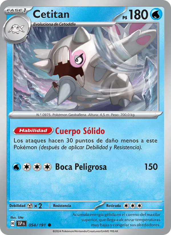 Cetitan Chispas Fulgurantes 054/191
