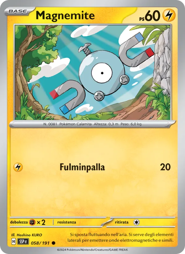 Magnemite Scintille Folgoranti 058/191