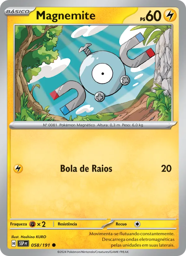 Magnemite Fagulhas Impetuosas 058/191