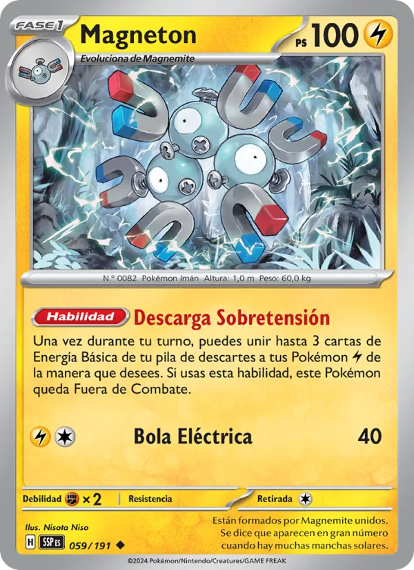 Magneton Chispas Fulgurantes 059/191