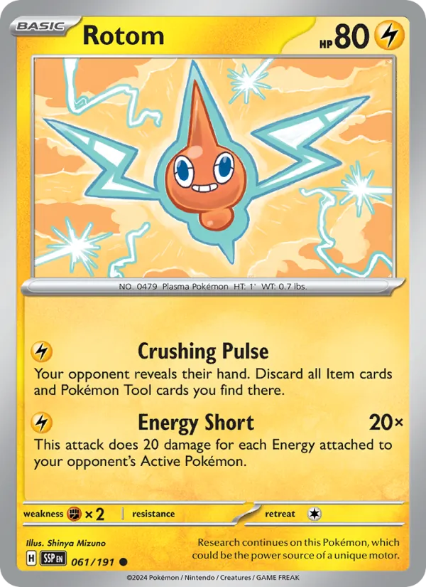 Rotom Surging Sparks 061/191