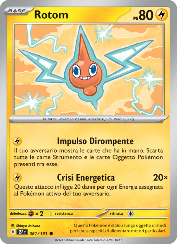 Rotom Scintille Folgoranti 061/191