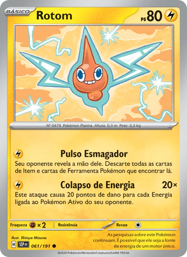 Rotom Fagulhas Impetuosas 061/191