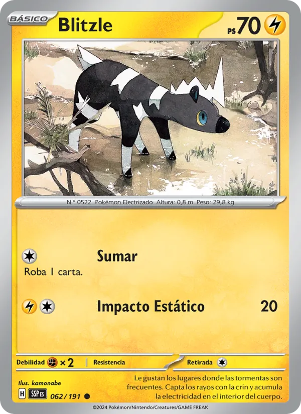 Blitzle Chispas Fulgurantes 062/191