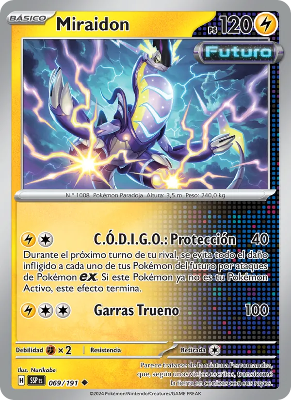 Miraidon Chispas Fulgurantes 069/191
