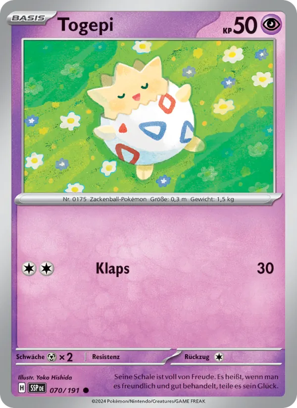 Togepi Stürmische Funken 070/191