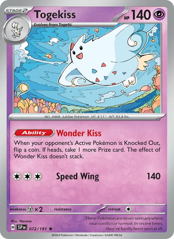 Togekiss Surging Sparks 072/191