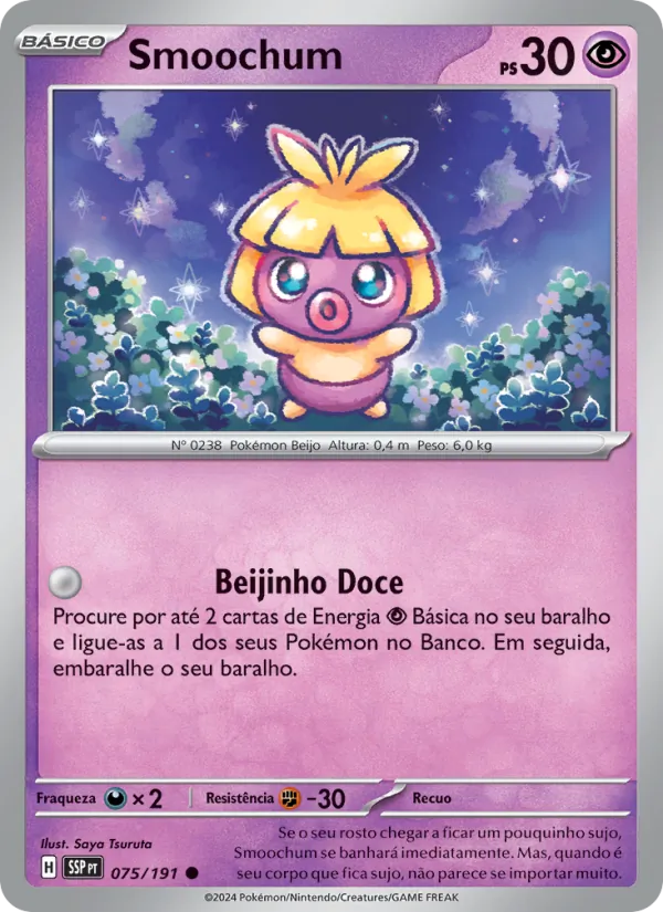 Smoochum Fagulhas Impetuosas 075/191