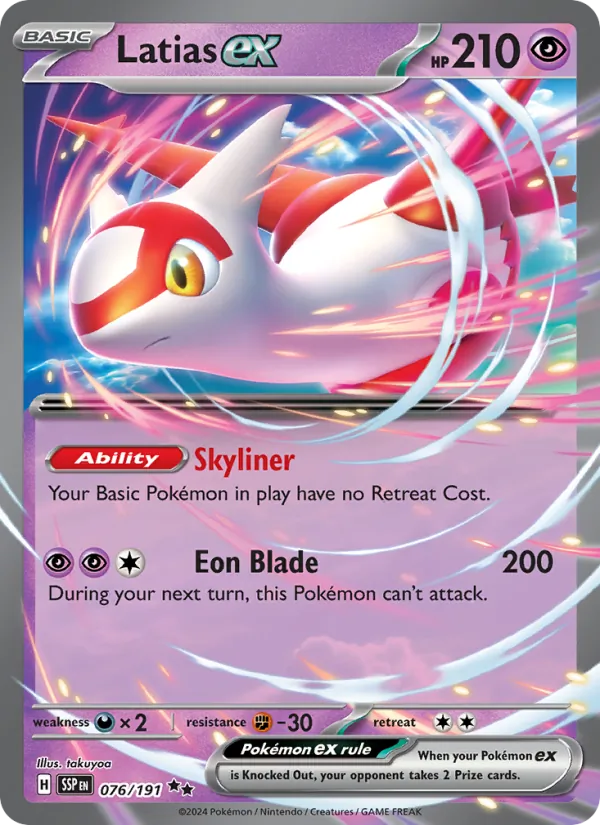 Latias ex Surging Sparks 076/191