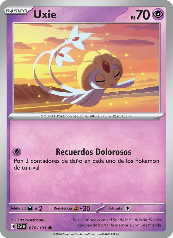 Uxie Chispas Fulgurantes 078/191