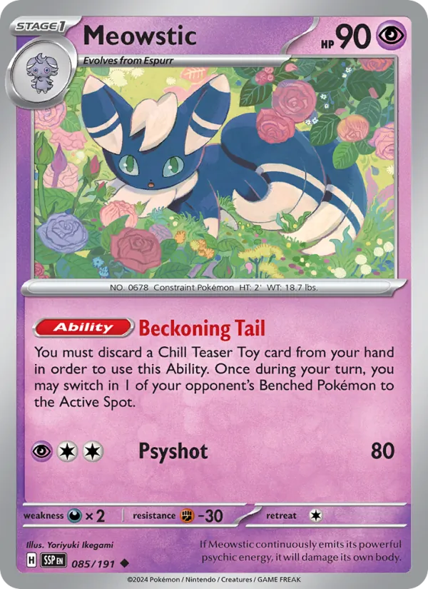 Meowstic Surging Sparks 085/191
