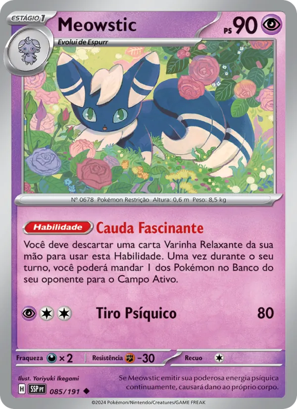 Meowstic Fagulhas Impetuosas 085/191