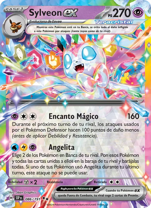 Sylveon ex Chispas Fulgurantes 086/191