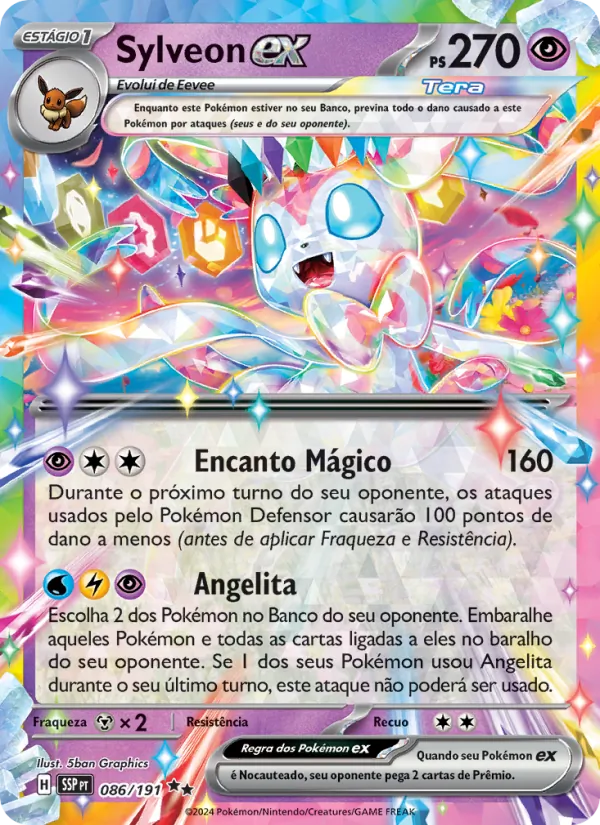 Sylveon ex Fagulhas Impetuosas 086/191
