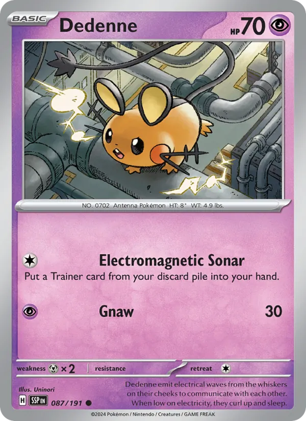 Dedenne Surging Sparks 087/191
