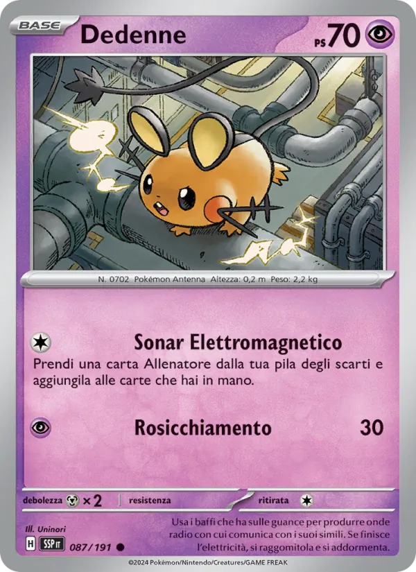 Dedenne Scintille Folgoranti 087/191