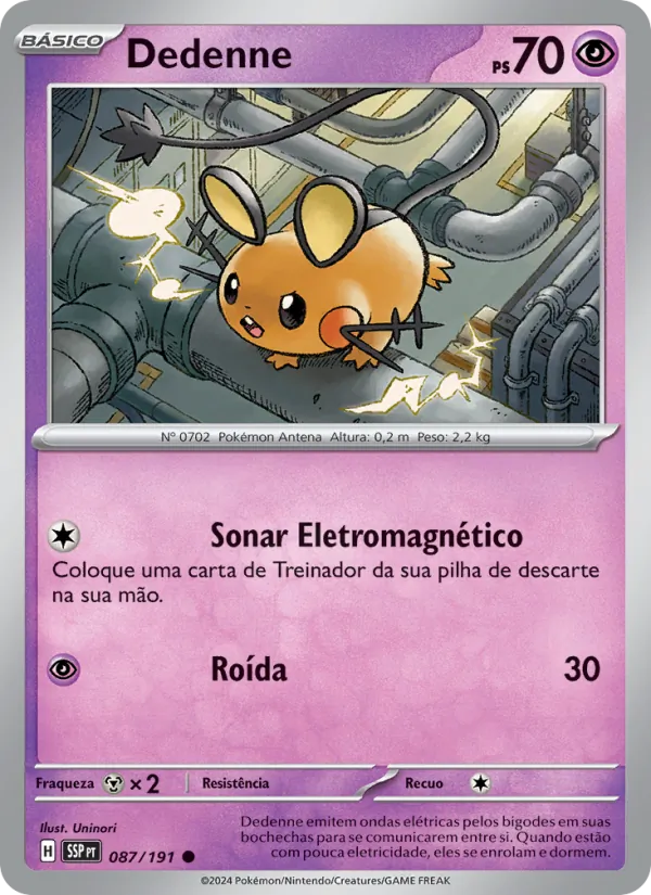 Dedenne Fagulhas Impetuosas 087/191