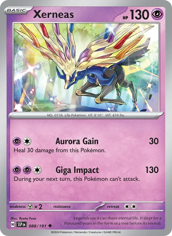 Xerneas Surging Sparks 088/191