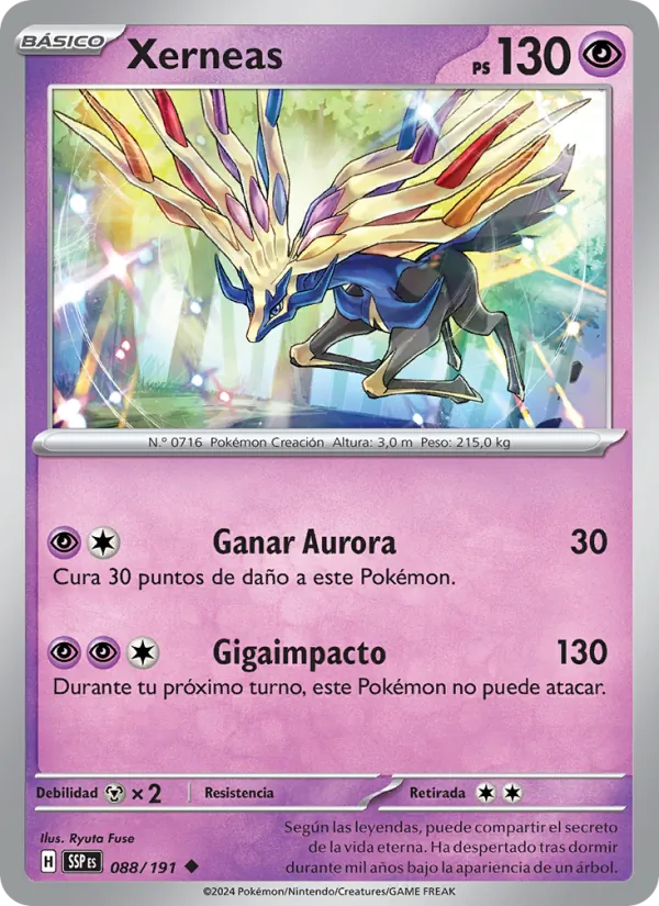Xerneas Chispas Fulgurantes 088/191