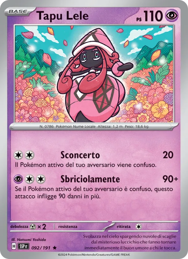 Tapu Lele Scintille Folgoranti 092/191