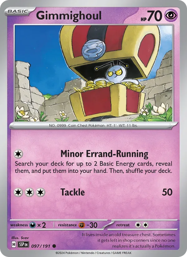 Gimmighoul Surging Sparks 097/191