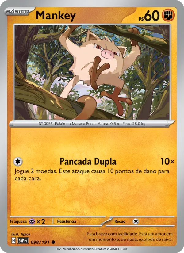 Mankey Fagulhas Impetuosas 098/191