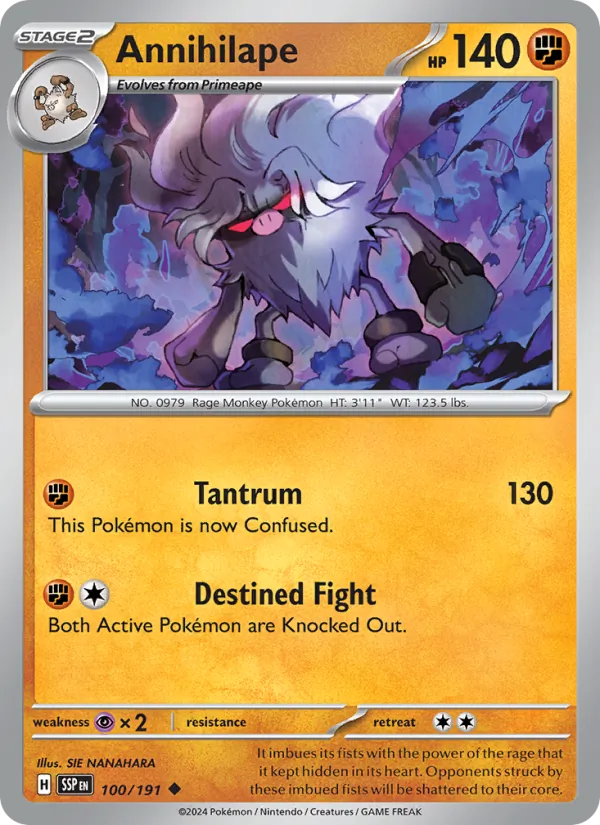 Annihilape Surging Sparks 100/191