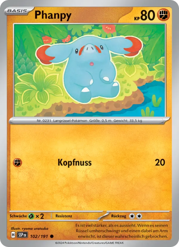 Phanpy Stürmische Funken 102/191