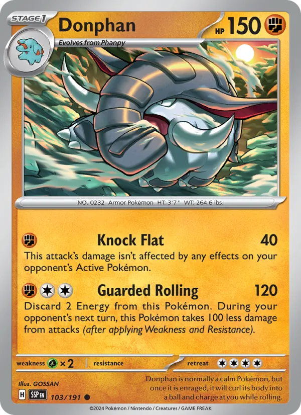Donphan Surging Sparks 103/191