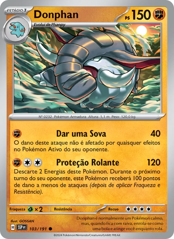 Donphan Fagulhas Impetuosas 103/191
