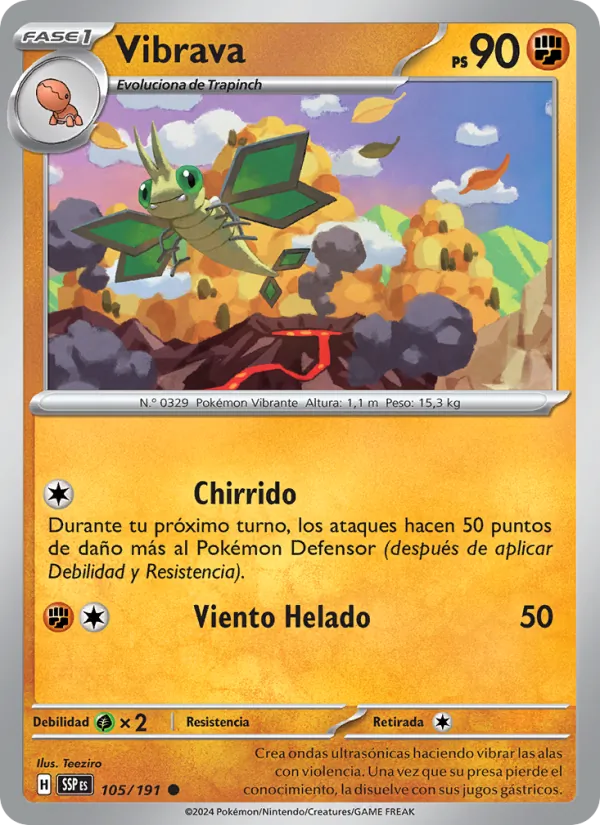 Vibrava Chispas Fulgurantes 105/191
